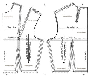 Basic Bodice Block with darts